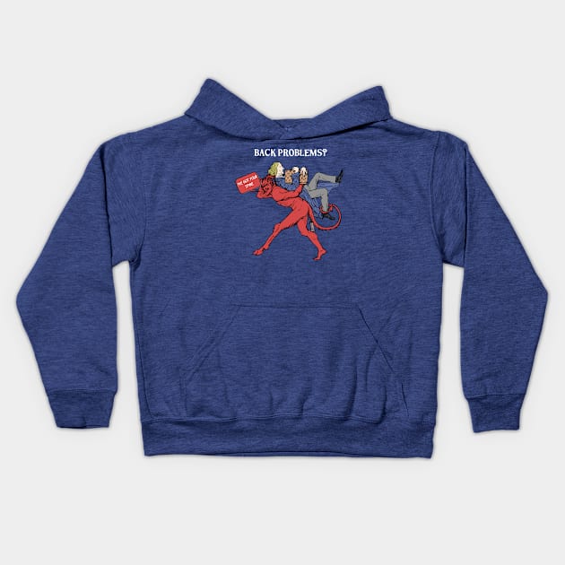 Carried By The Devil Kids Hoodie by Silvermoon_Designs